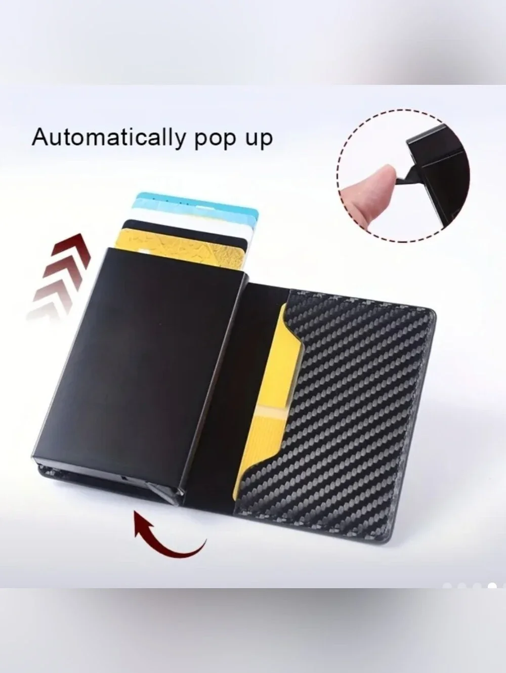 Modern, Sleek Black Wallet